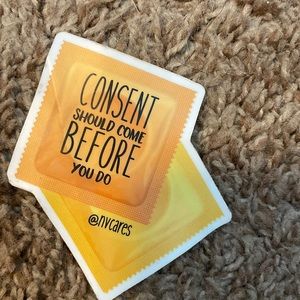 Consent sticker